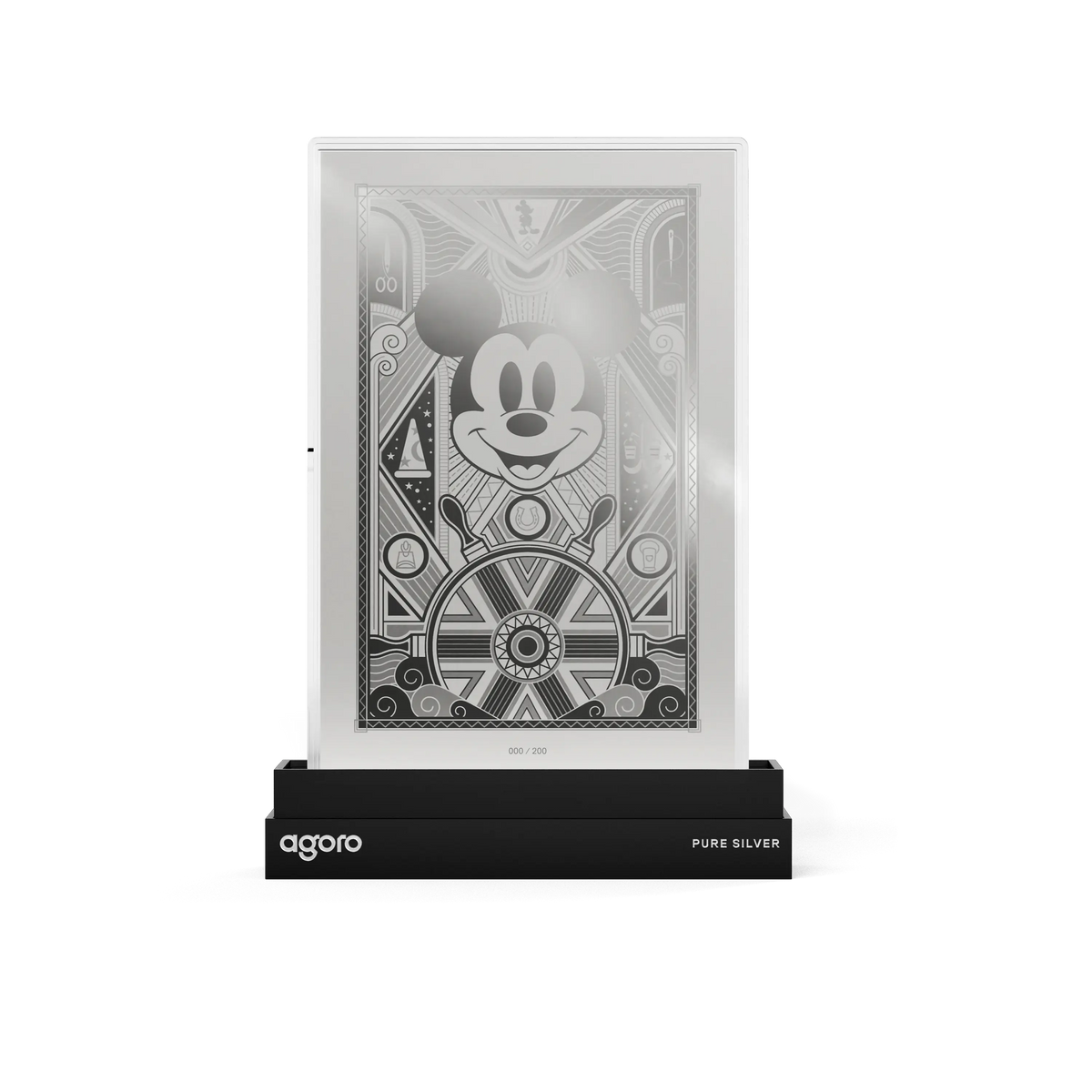 Agoro Mickey Mouse: Art Deco 5 g Silver Collectible Foil 