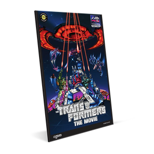 Agoro The Transformers: The Movie (1986) Poster 1oz Silver Collectible Foil 