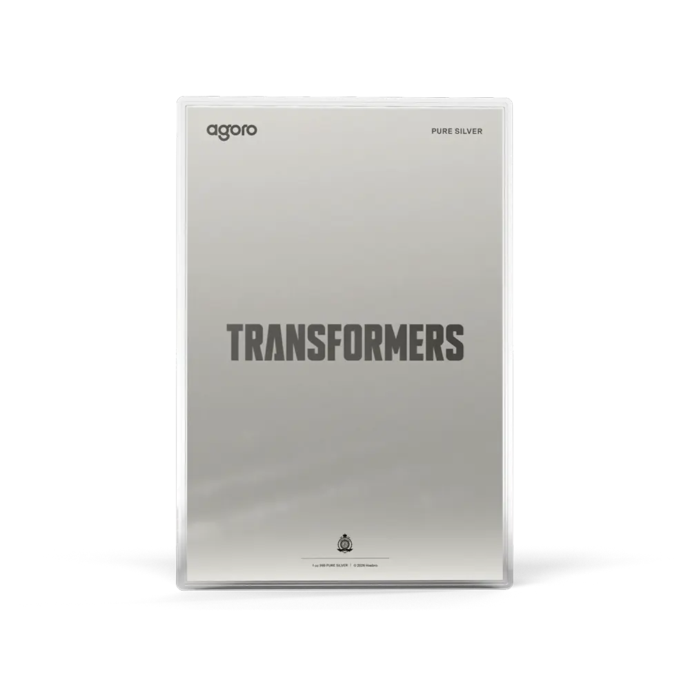 Agoro The Transformers: The Movie (1986) Poster 1oz Silver Collectible Foil 