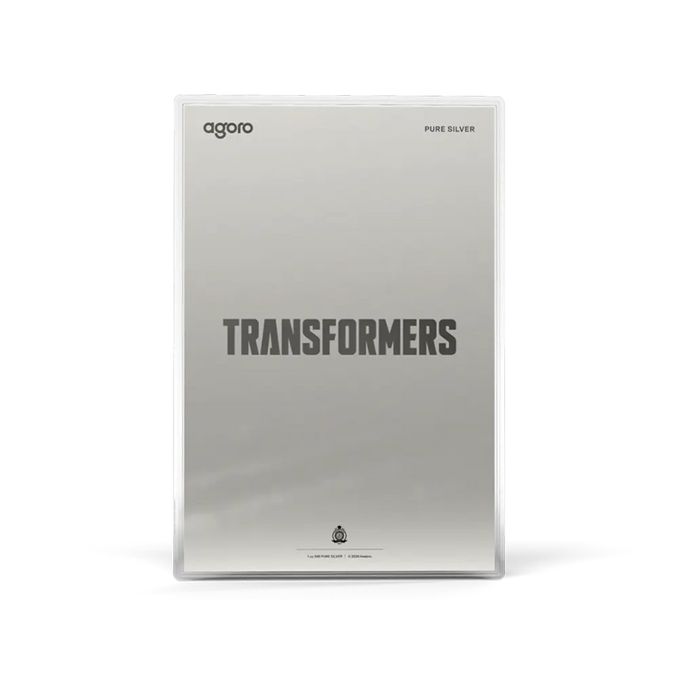 Agoro The Transformers: The Movie (1986) Poster 1oz Silver Collectible Foil 