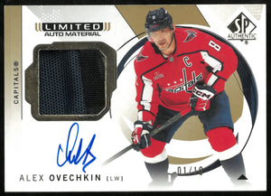 Alex Ovechkin /10 1/10 PATCH AUTO 2024-25 SP Authentic Limited Material 