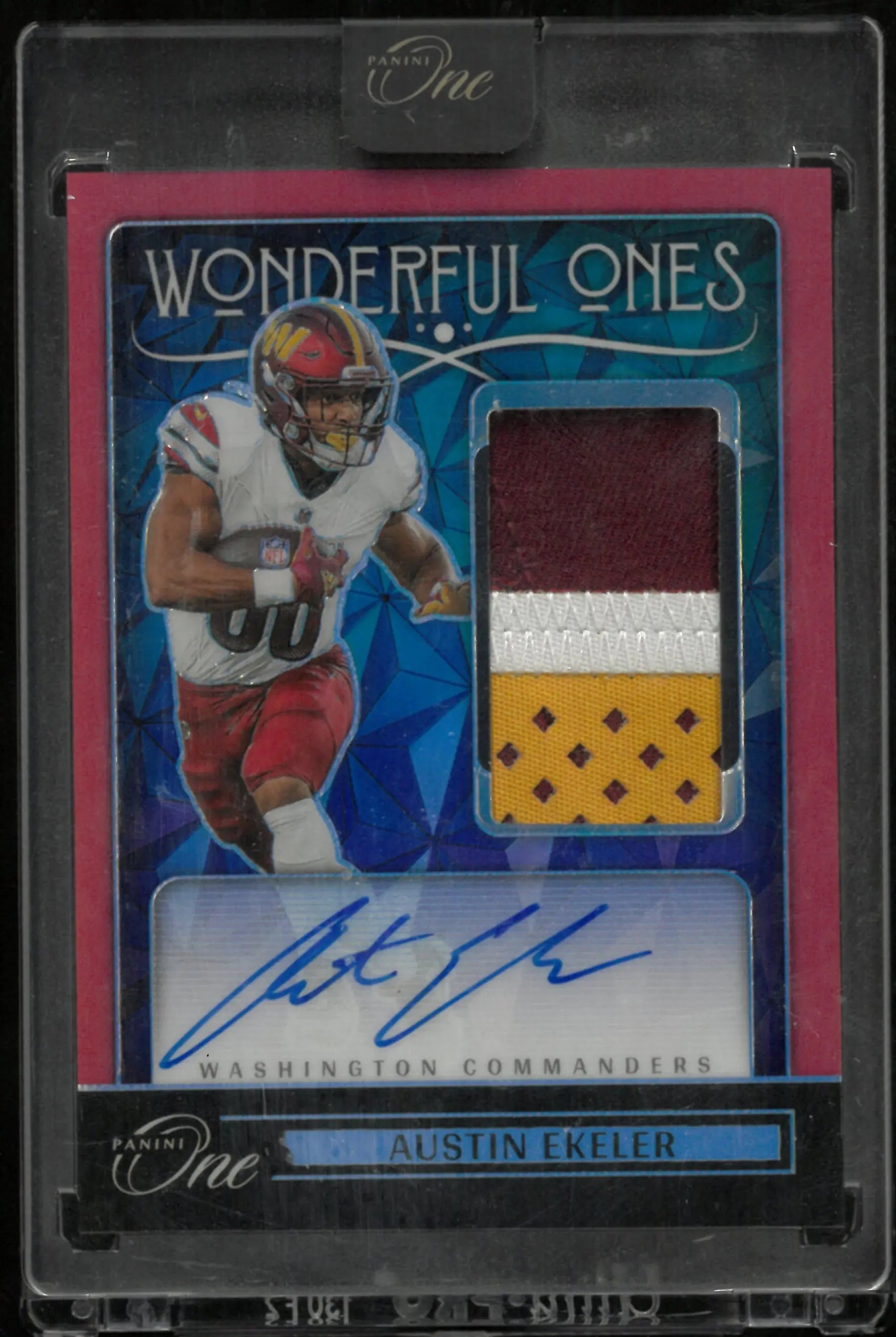 Austin Ekeler /60 Patch Auto Wonderful One Panini 2024 