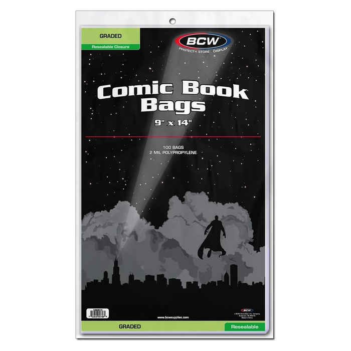 BCW Resealable Bag For Graded Comics