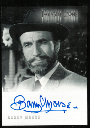 Barry Morse As Fitzgerald Fortune Twilight Zone Auto Autograph #A-66 