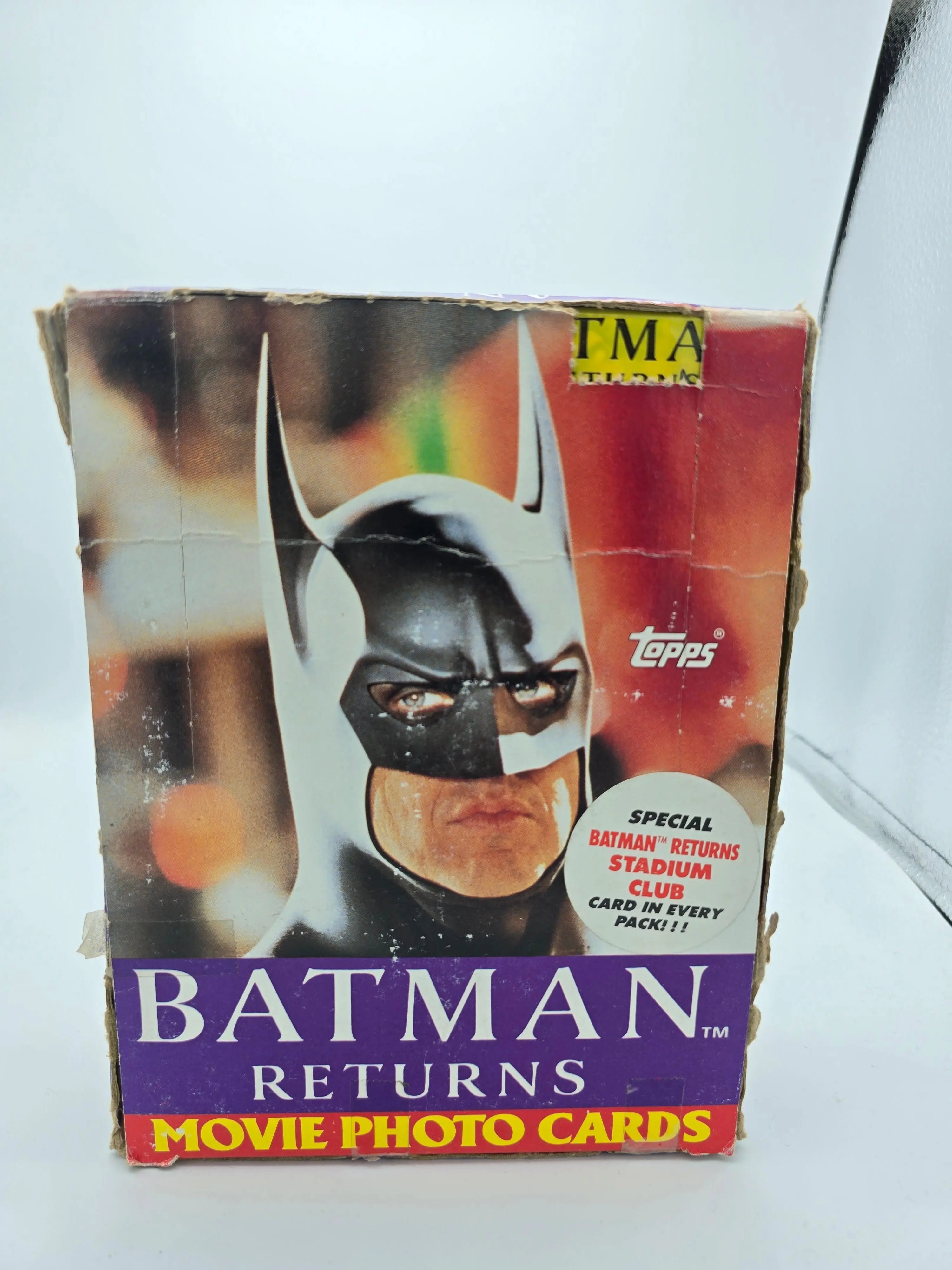 Batman returns Topps 36 SEALED PACKS 1992 FULL COMPLETE BOX Michael Keaton 