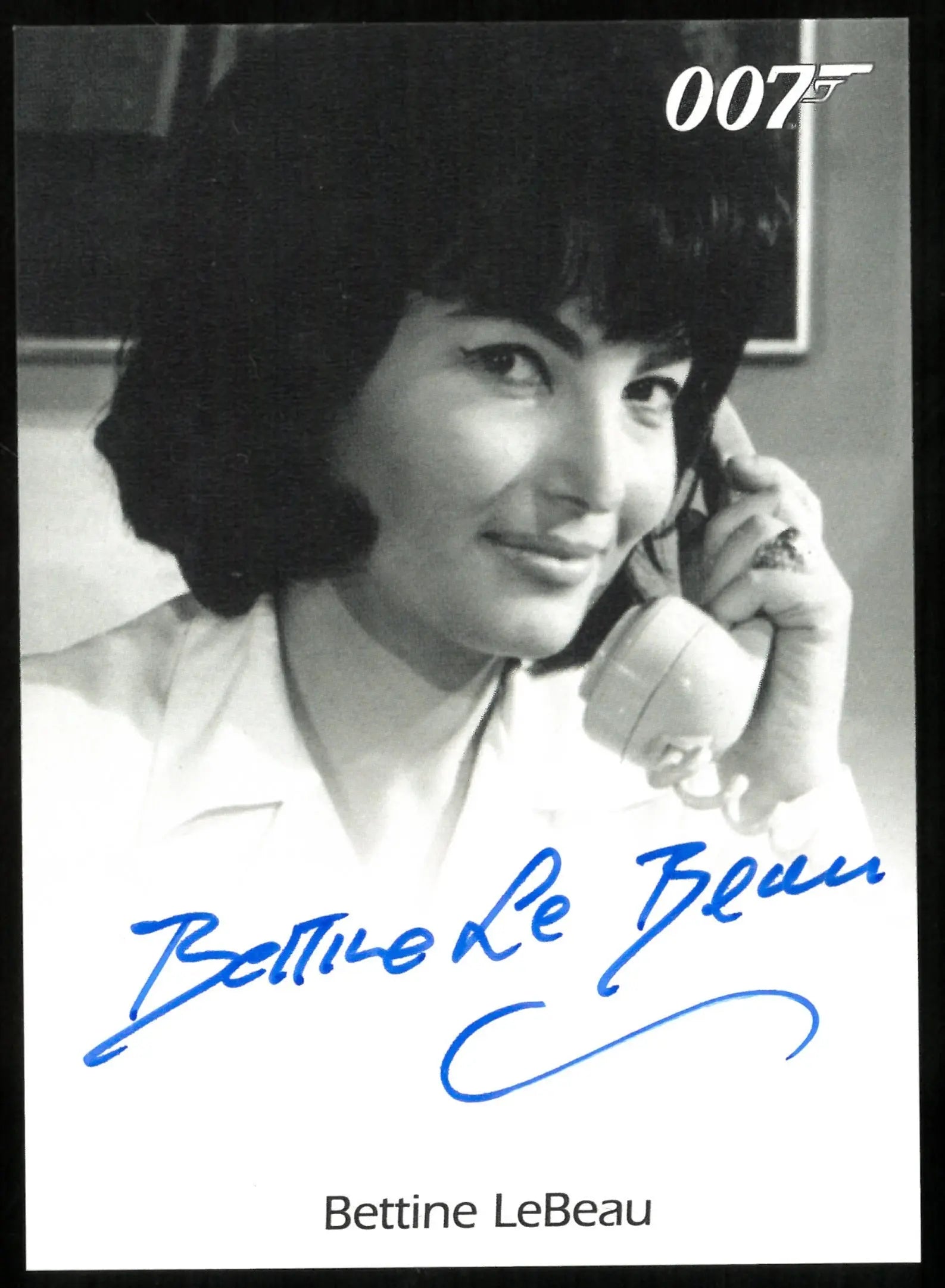Bettine Lebeau as Professor Dent's Secretary Auto 007 James Bond 