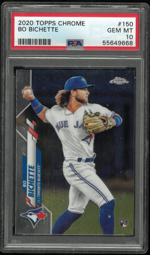 Bo Bichette RC Rookie 2020 Topps Chrome #150 PSA 10 