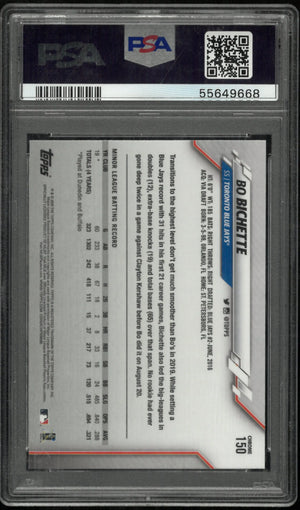Bo Bichette RC Rookie 2020 Topps Chrome #150 PSA 10 