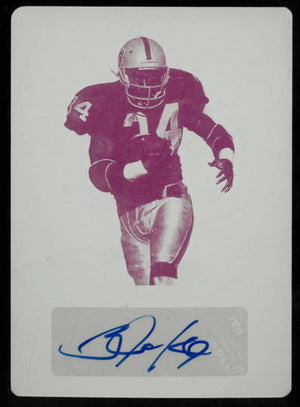 Bo Jackson 1/1 AUTO Printing Plate 2023 National Treasures RAIDERS 
