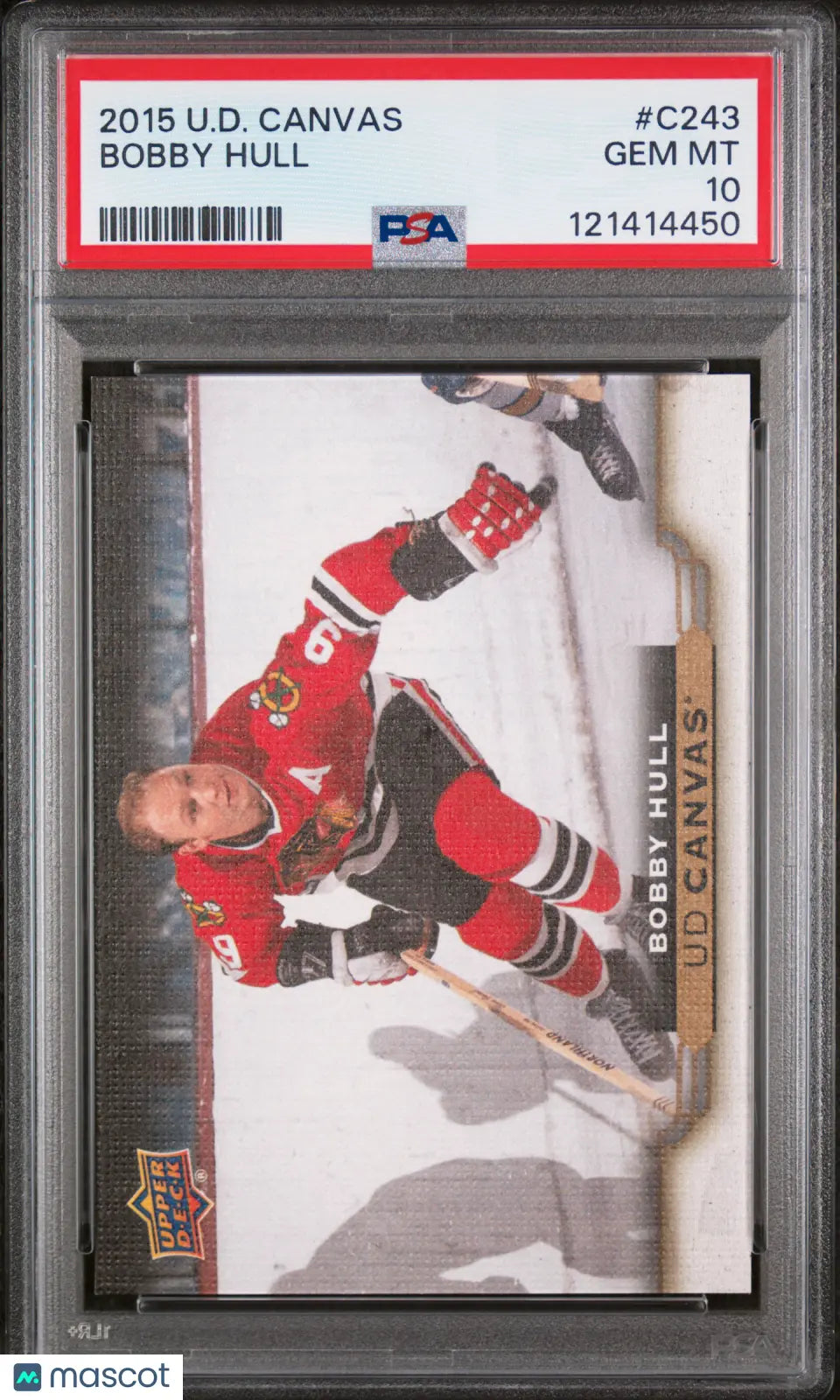 Bobby Hull Canvas Retired PSA 10 RARE SP 2015-16 15-16 UD Upper Deck 