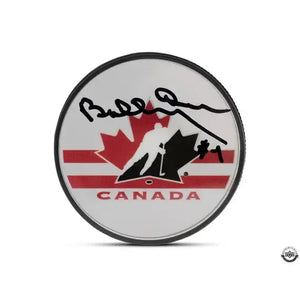 Bobby Orr Autographed Team Canada Logo Acrylic Hockey Puck 