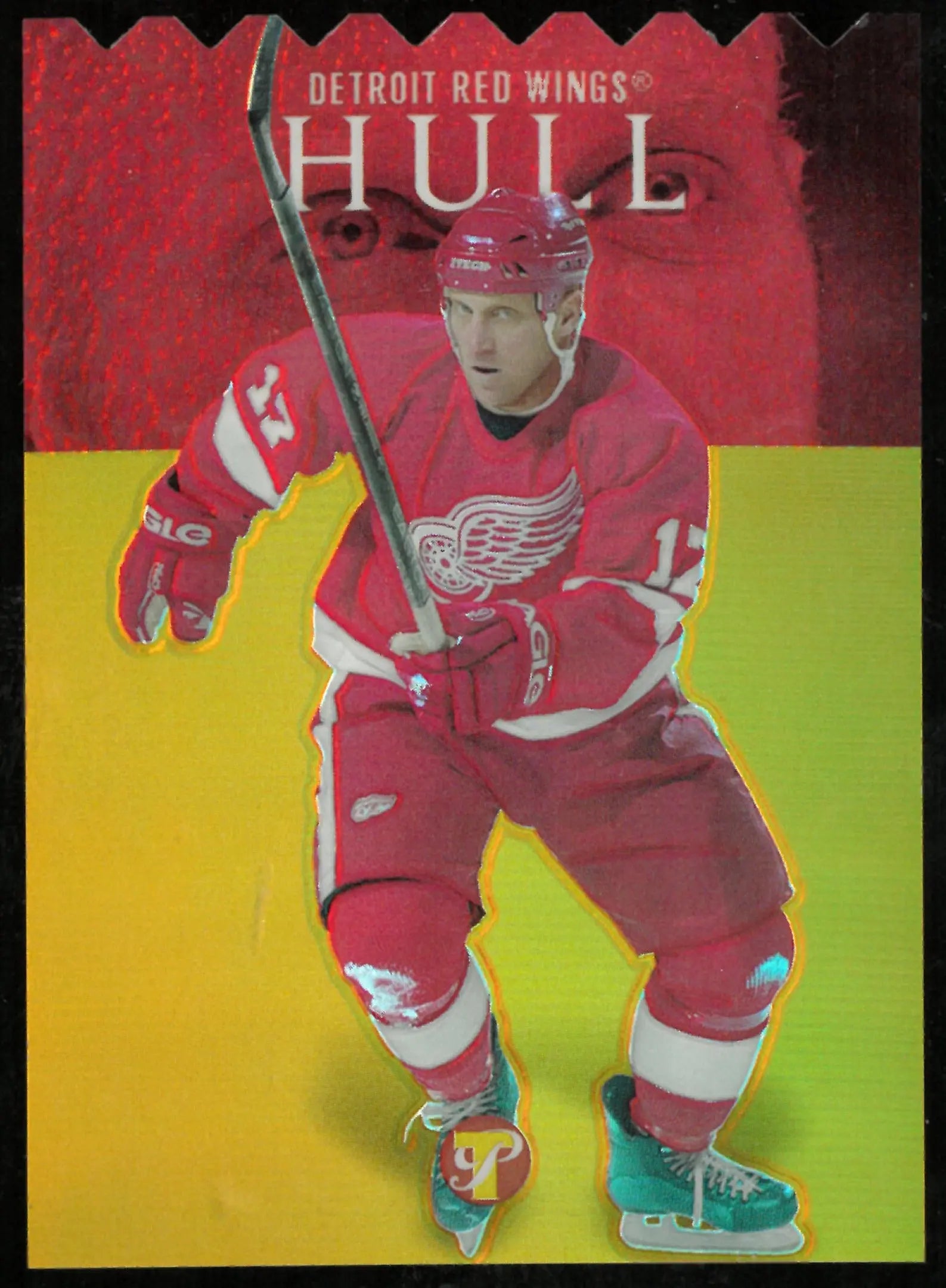 Brett Hull Topps Pristine Gold /33 Refractor 2003-04 RED WINGS 