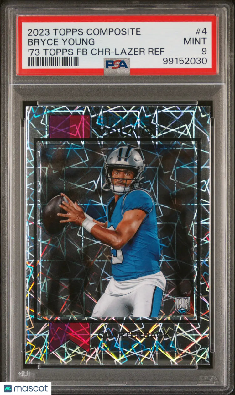 Bryce Young PSA 9 2023 Topps Composite RC Rookie 1973 Topps Chrome Lazer 