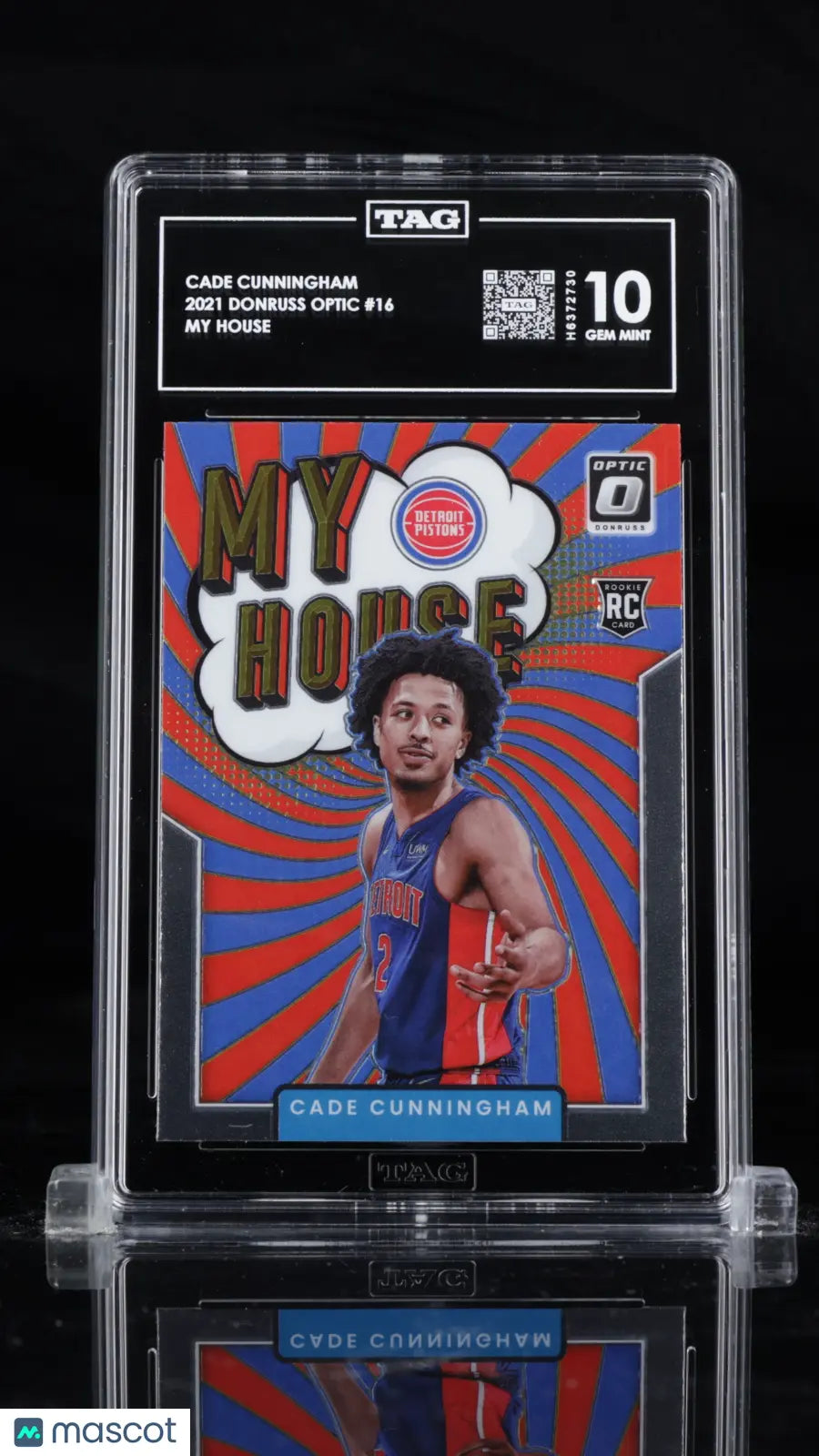 Cade Cunningham My House TAG 10 GEM MINT RC Rookie Donruss Optic 2020-21 20-21 