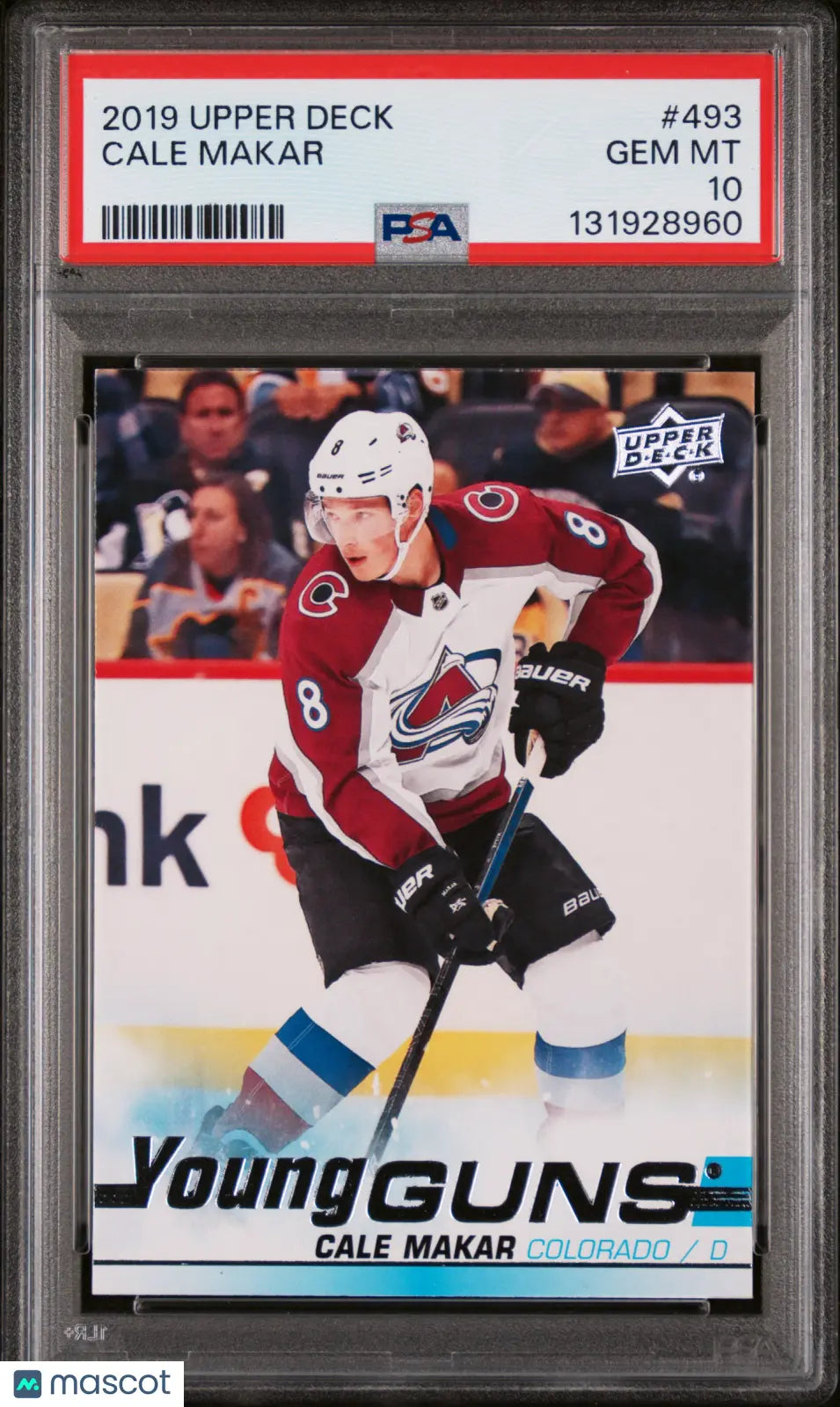 Cale Makar Young Guns PSA 10 RC Rookie 2019-20 19-20 UD Upper Deck 