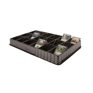 Card Sorting Tray With 18 Slanted Compartments 