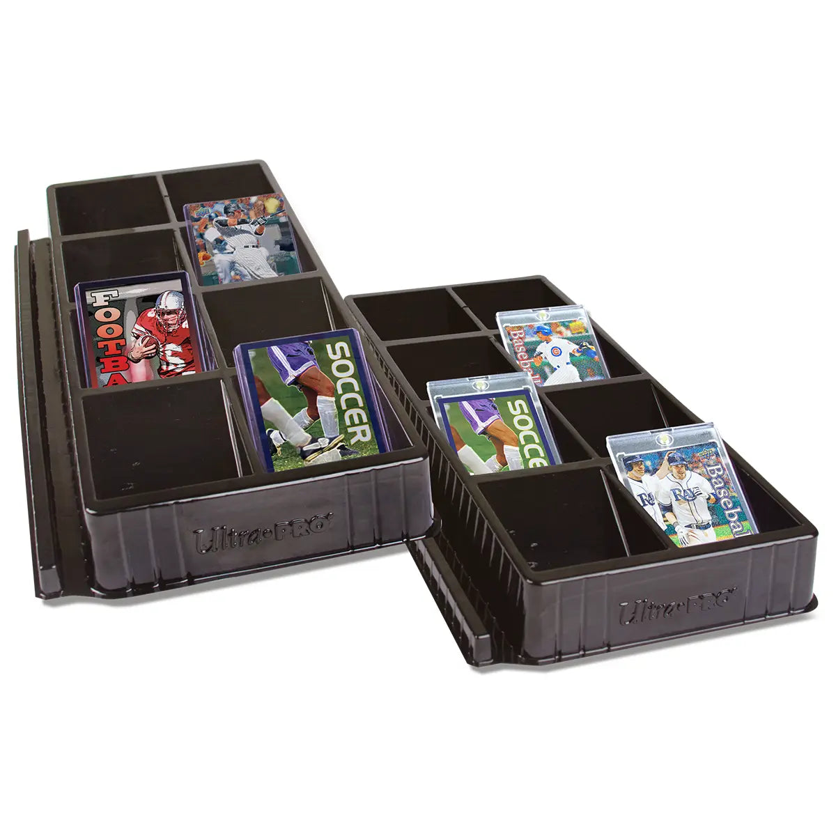 Card Sorting Tray for Toploaders & One-Touches - 4 Pack 