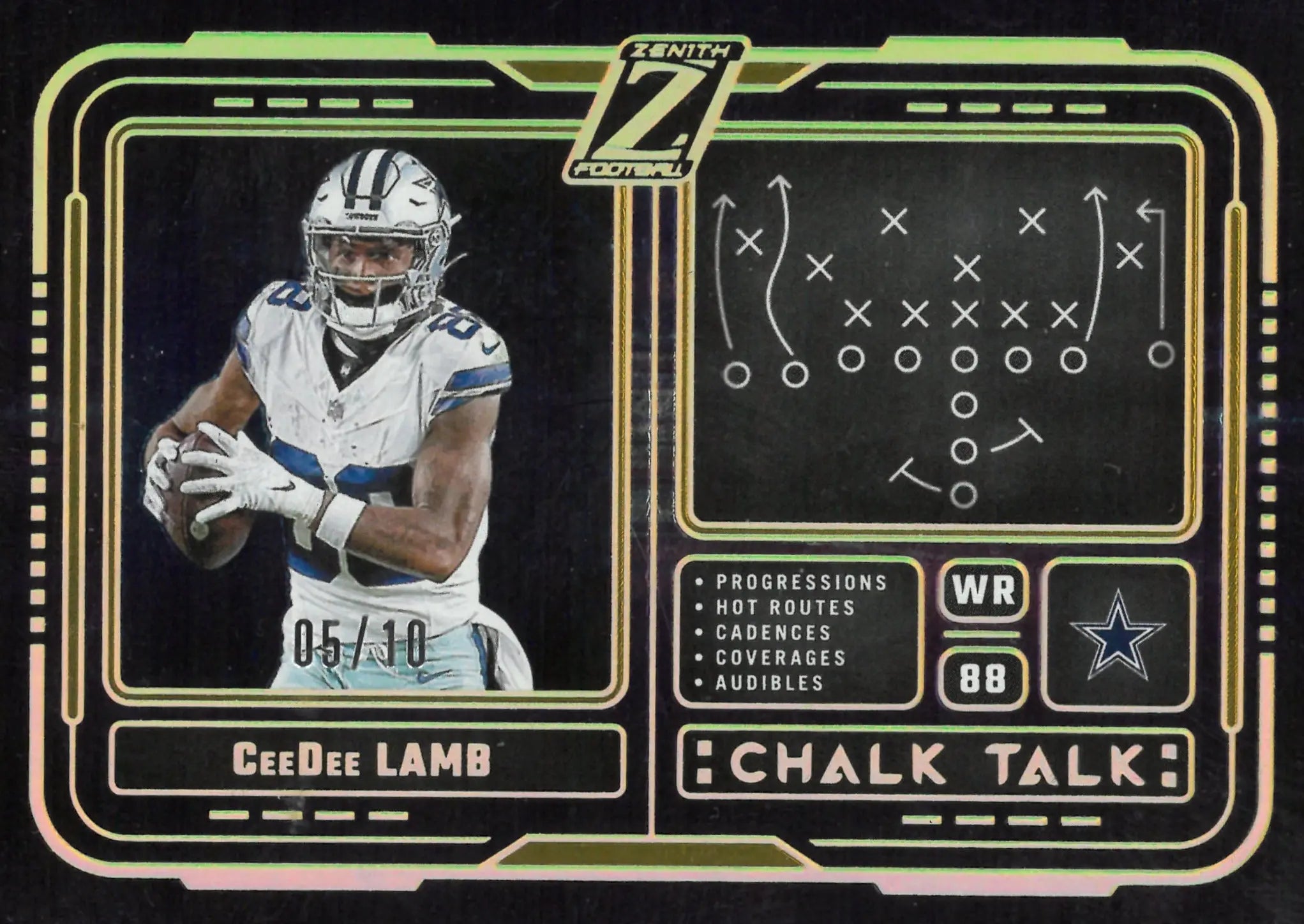 Ceedee Lamb Chalk Talk /10 SP Zenith 2024 Panini 