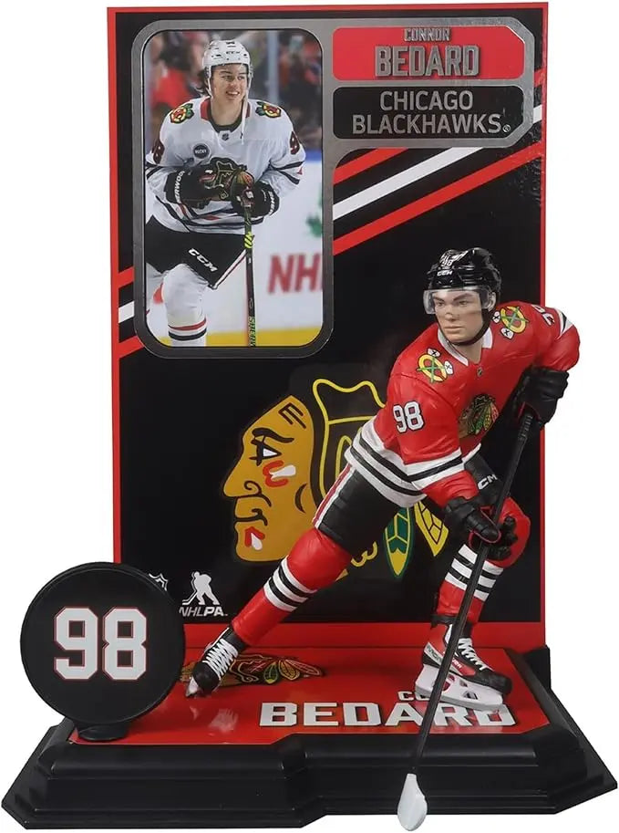 Connor Bedard (Chicago Blackhawks) NHL 7In Posed Figure Mcfarlane's Sportspicks 