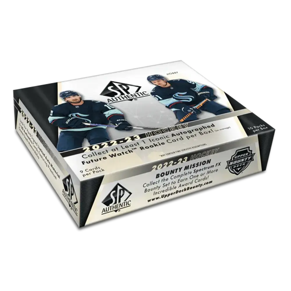 (Copy) 2022-23 Upper Deck Sp Authentic Hockey Hobby Box ( Single Pack) 