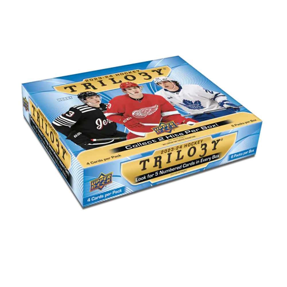 (Copy) 2023-24 Upper Deck Trilogy Hockey Hobby BOX (Single Pack) 