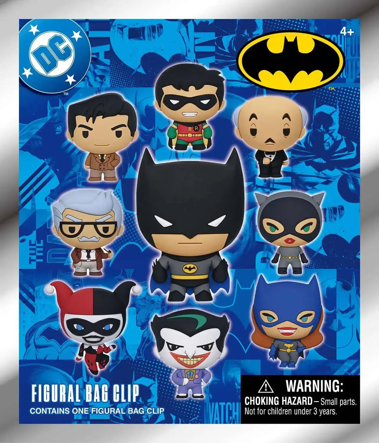 DC 3D Figural Foam Bag Clip Batman the Animated Series 1 Mystery Pack 