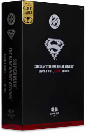 DC Multiverse The Dark Knight Returns 7 Inch Action Figure Exclusive Superman Black & White Edition Gold Label 