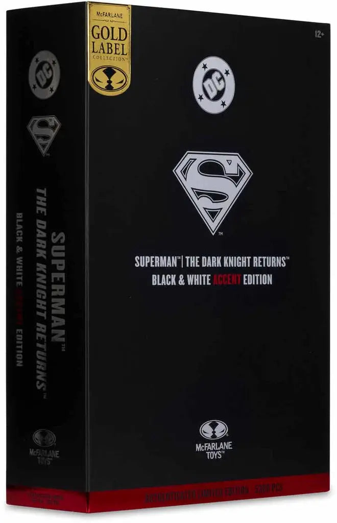DC Multiverse The Dark Knight Returns 7 Inch Action Figure Exclusive Superman Black & White Edition Gold Label 