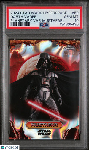 Darth Vader /99 PSA 10 2024 Topps Star Wars Hyperspace Planetary Variations 