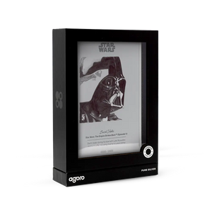 Darth Vader Sketch Art Silver Foil Collectible 