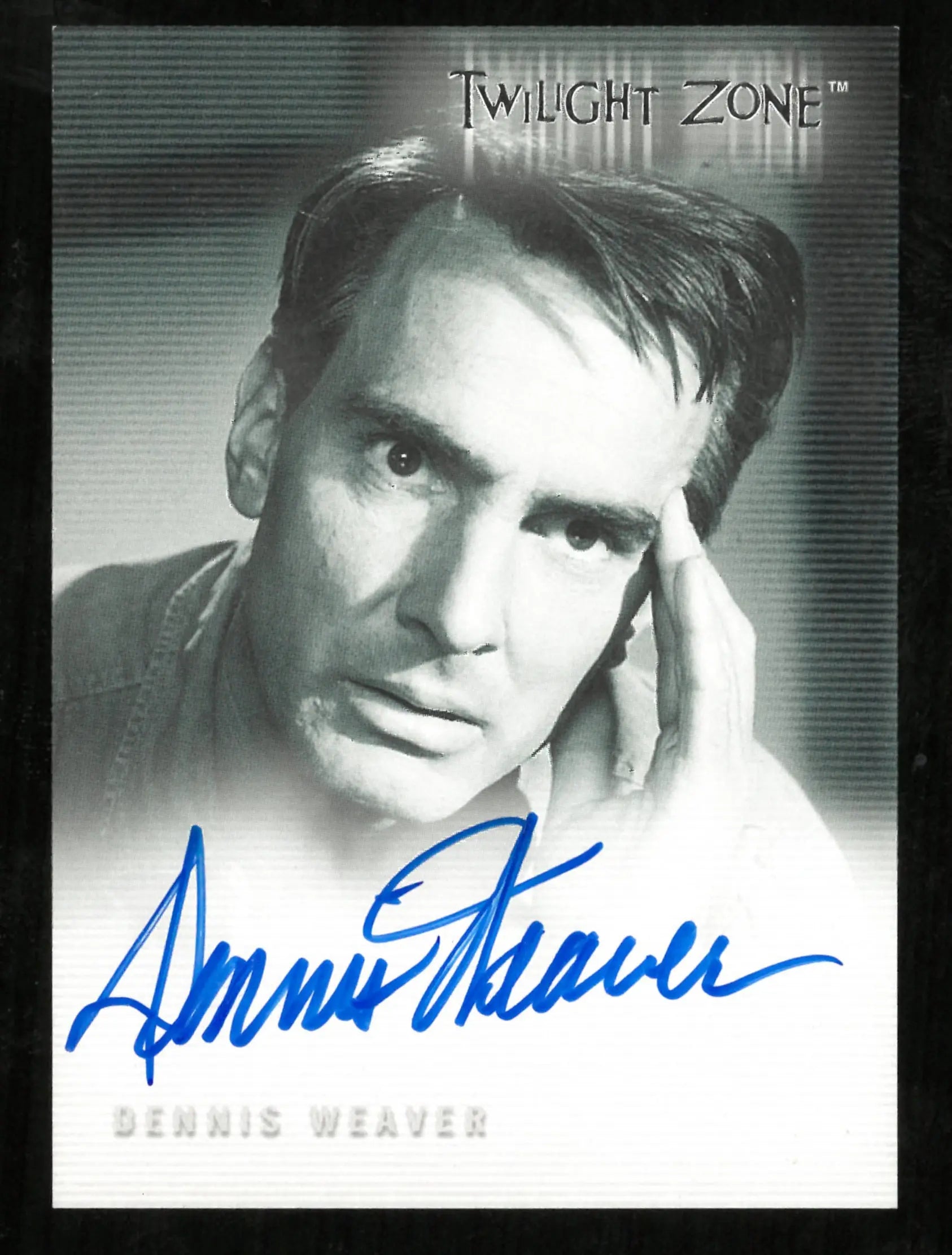 Dennis Weaver as Adam Grant Twilight Zone Auto Autograph #A-36 