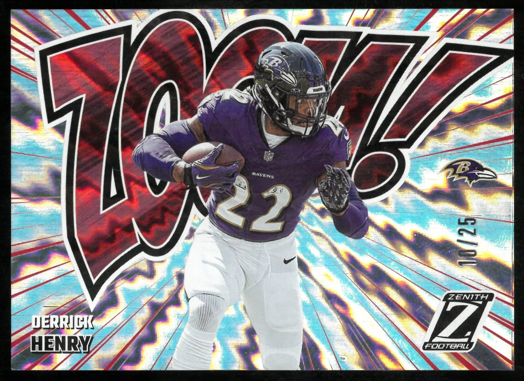 Derrick Henry ZOOM! 2024 Panini Zenith SP SSP /25 