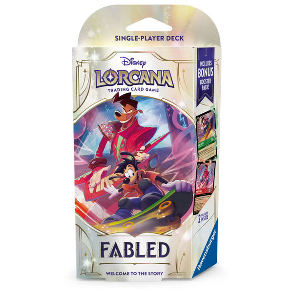 Disney Lorcana: Fabled Starter Deck (1 Art Chose At Random) 