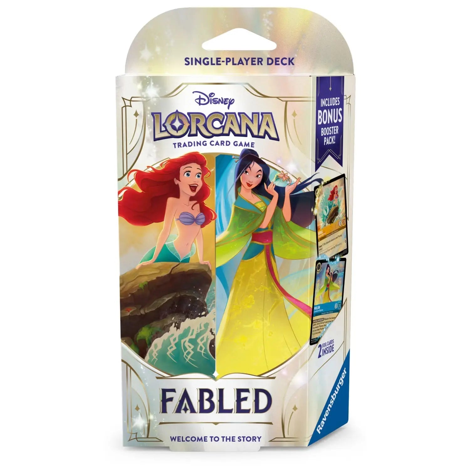 Disney Lorcana: Fabled Starter Deck (1 Art Chose At Random) 