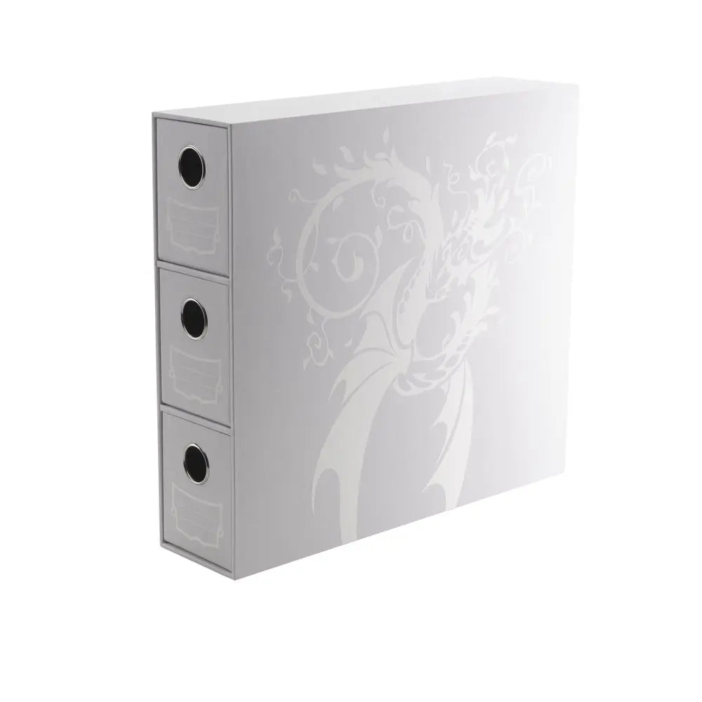 Dragon Shield - Fortress Card Drawers 3 Row Vertical - White 