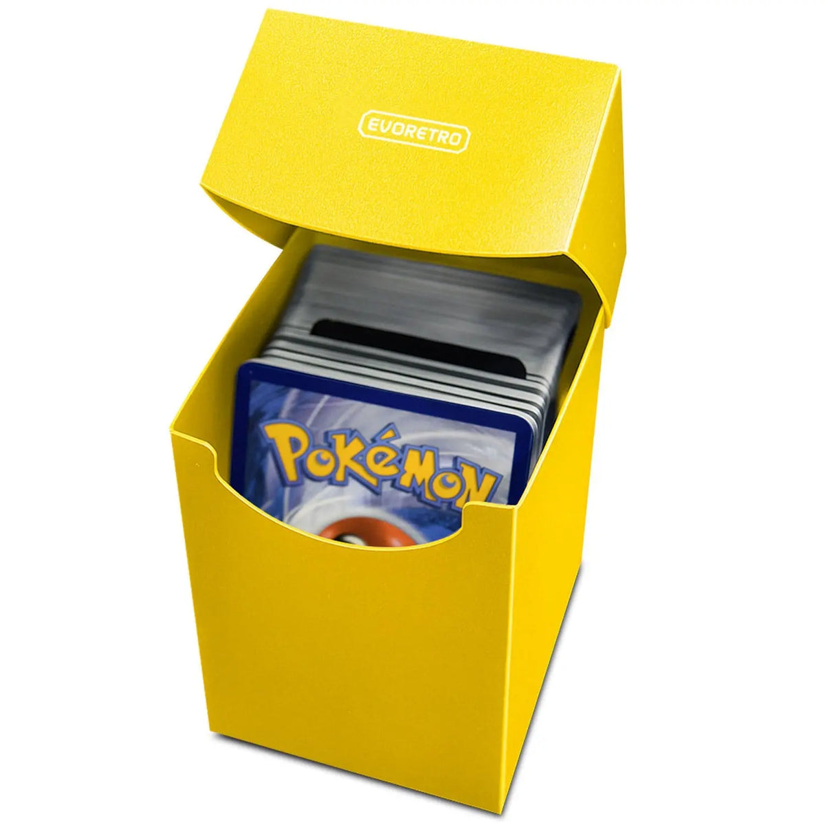EVORETRO Plastic Deck Box fit 100 card - Yellow 