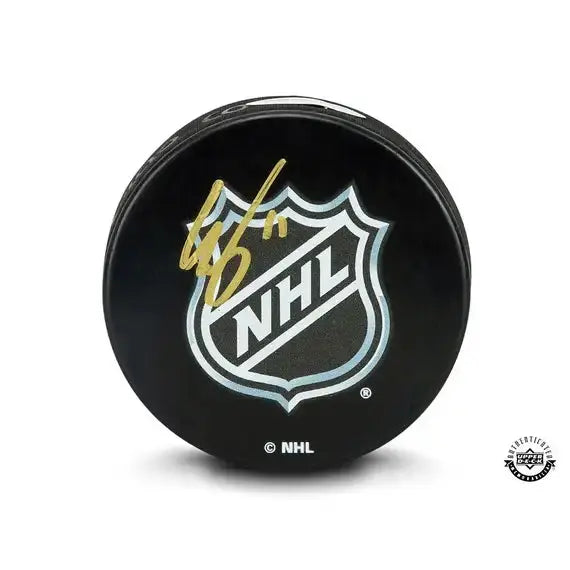 Eeli Tolvanen Autographed NHL Logo Rubber Puck 