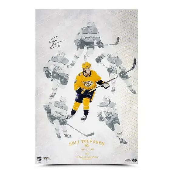 Eeli Tolvanen Autographed “On The Rise” 16x24 