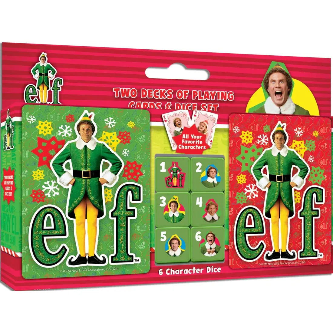 Elf 2-pack Playing Cards & Dice Set 