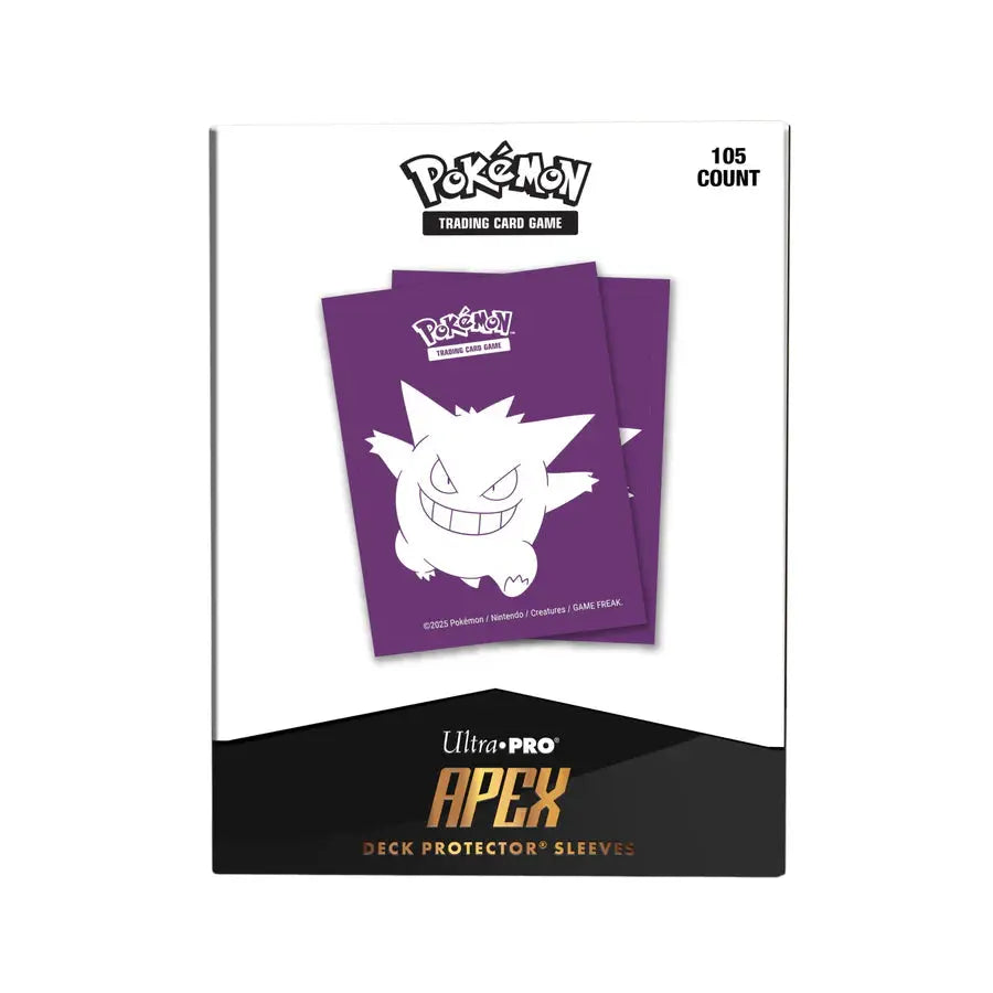 Elite Gengar 105ct Apex Deck Protectors Sleeves for Pokémon 