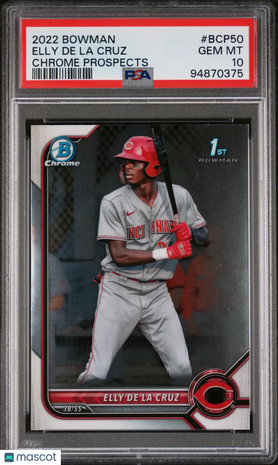 Elly De La Cruz PSA 10 RC Rookie 2022 Bowman Chrome 1st 