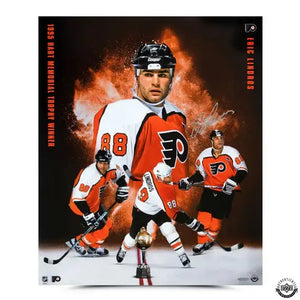 Eric Lindros Autographed “The Big E” 20x24 Image 