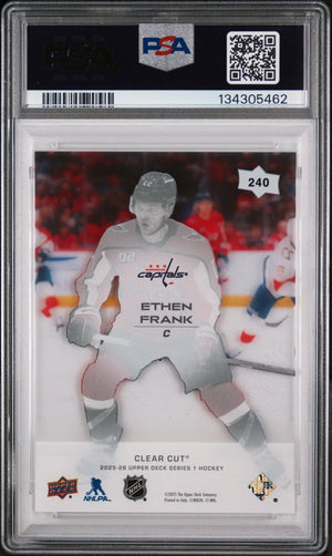 Ethan Frank Clear Cut PSA 9 Young Guns RC Rookie 2025-26 UD Upper Deck 