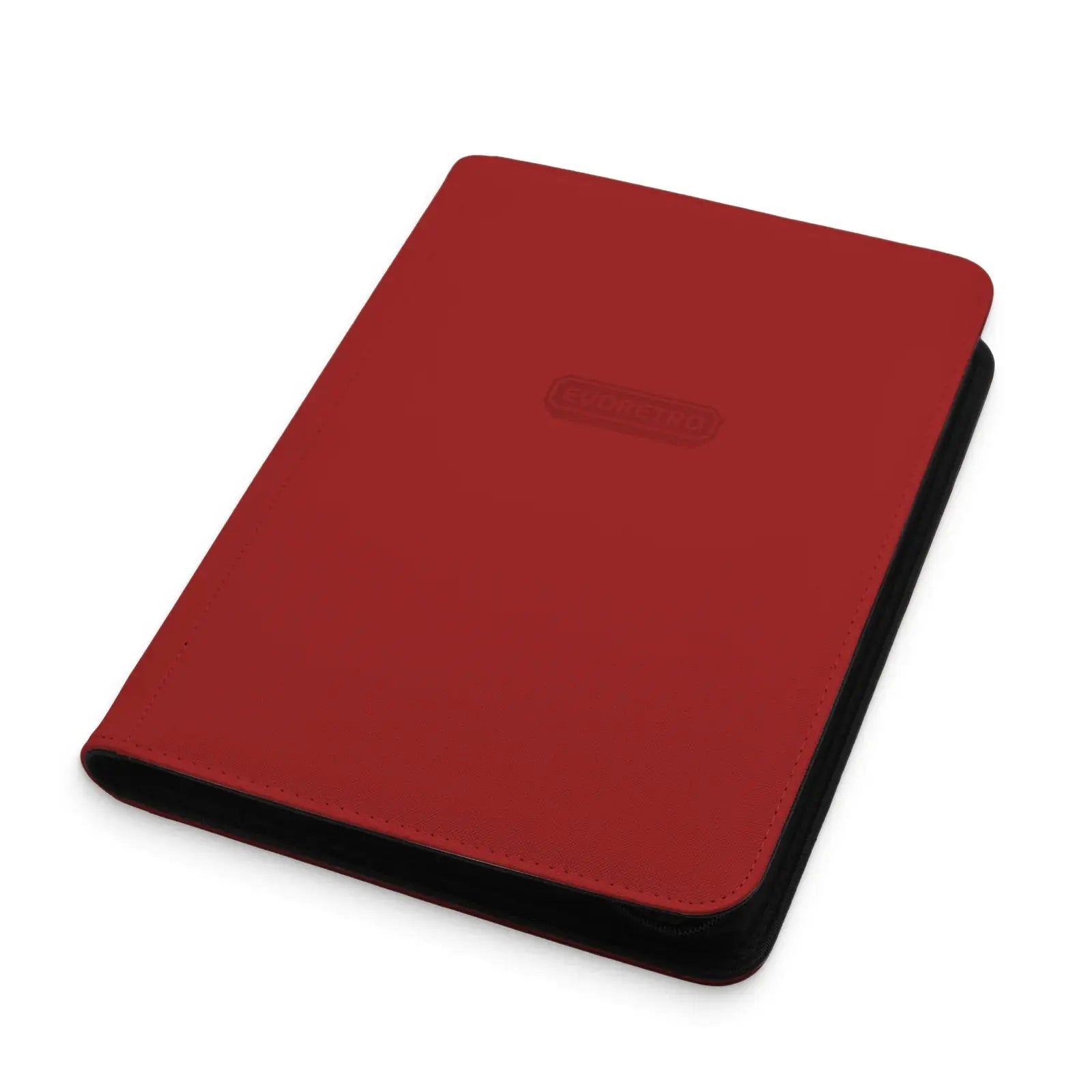 EvoRetro 9-Pocket Zip-Up Trading Card Zipper Binder for 360 cards Red 