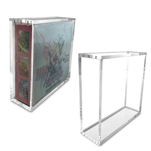 EvoRetro Japanese Large Booster Box Acrylic Case Magnetic Display 