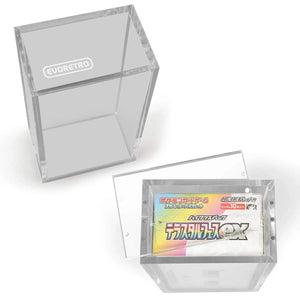 EvoRetro Japanese Small Booster Box Acrylic Case Magnetic Display 