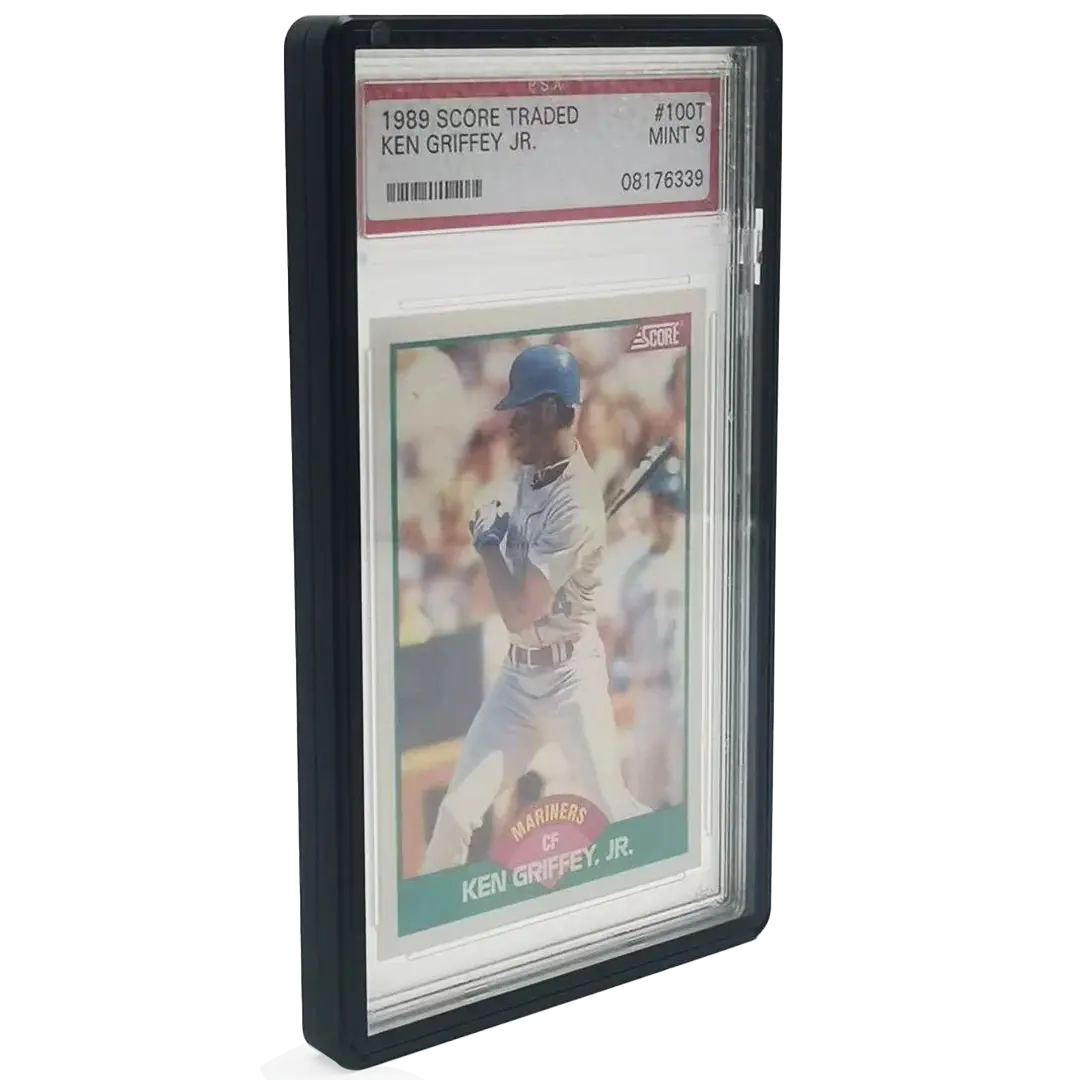 EvoRetro Magnetic Case bumper for PSA slab Graded Card Black 