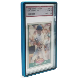 EvoRetro Magnetic Case bumper for PSA slab Graded Card Blue 
