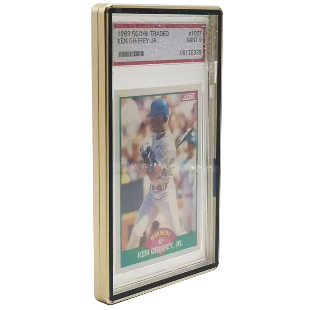 EvoRetro Magnetic Case bumper for PSA slab Graded Card Gold 