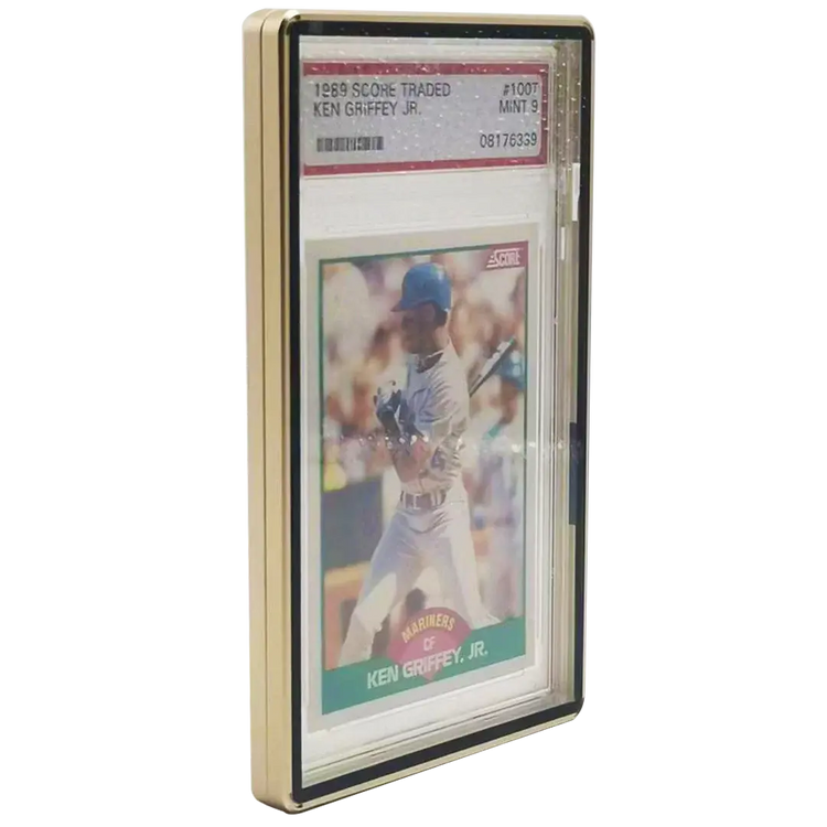 EvoRetro Magnetic Case bumper for PSA slab Graded Card Gold 